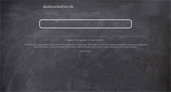 Desktop Screenshot of daskuscheltier.de